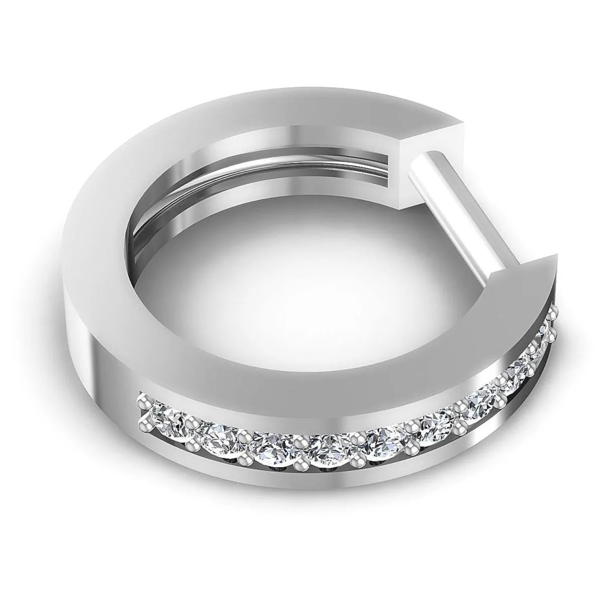 0.25 CT Round Cut Diamonds - Diamond Earrings
