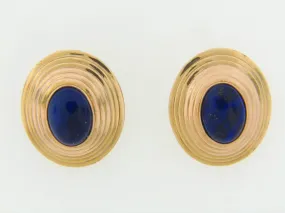 14K YELLOW GOLD EARCLIPS